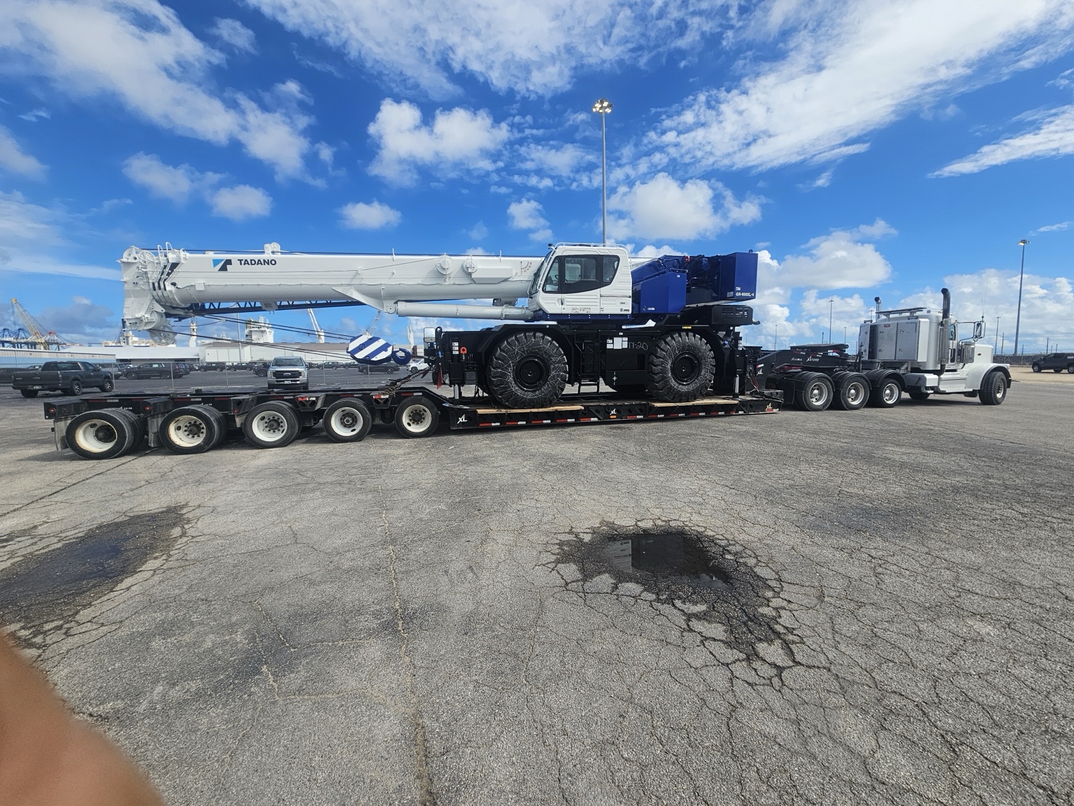 Specialized transport carried by Coastal Heavy Haulers